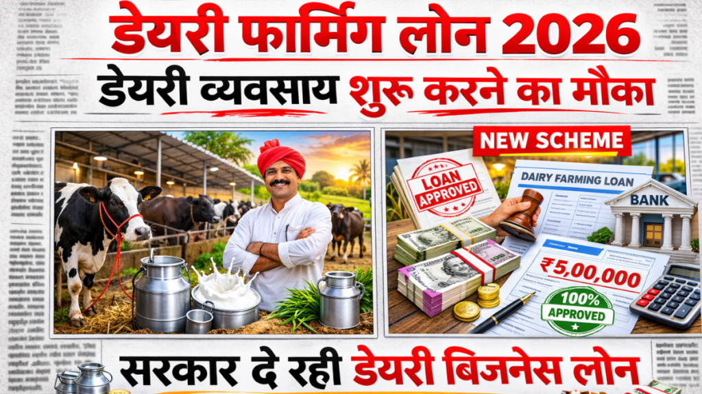 Dairy Farming Loan 2026