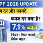 SBI PPF योजना 2026: ब्याज दर, फायदे और नई नियमों की पूरी जानकारी