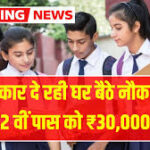 Govt Work From Home Yojana 2026: सरकार दे रही घर बैठे नौकरी! 10वीं–12वीं पास को ₹30,000 सैलरी, जानिए आवेदन प्रक्रिया