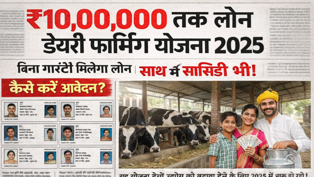 Dairy Farming Loan Scheme 2026